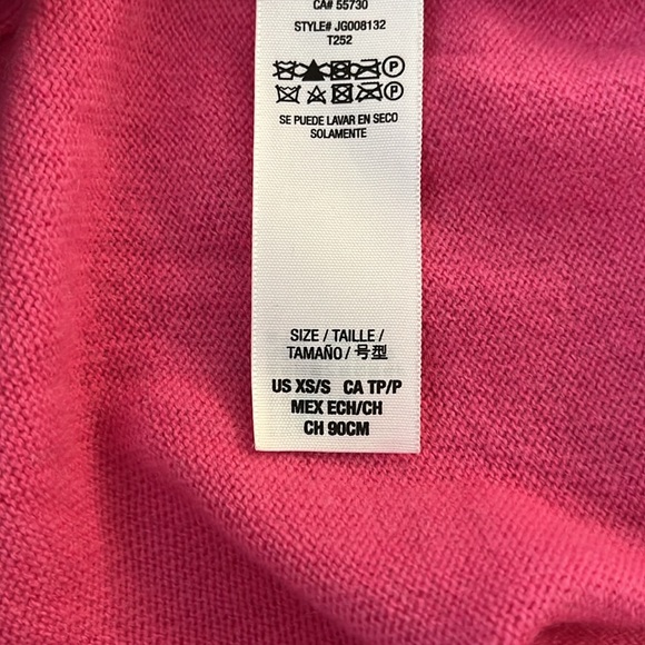 GUC pink 100% cashmere Juicy Couture poncho with stitched sleeve opening - Picture 11 of 11